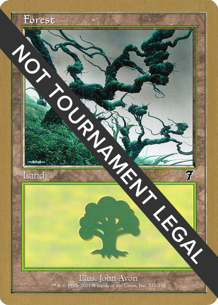 Image for Forest (331) - 2002 Raphael Levy (7ED) [World Championship Decks]