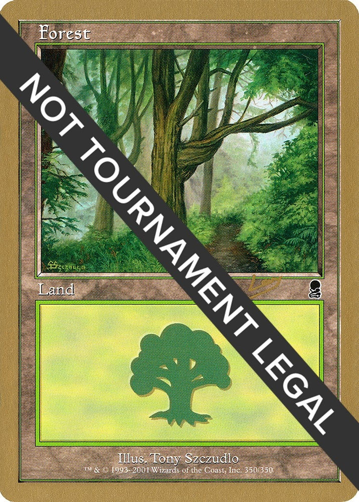 Image for Forest (350) - 2002 Raphael Levy (ODY) [World Championship Decks]