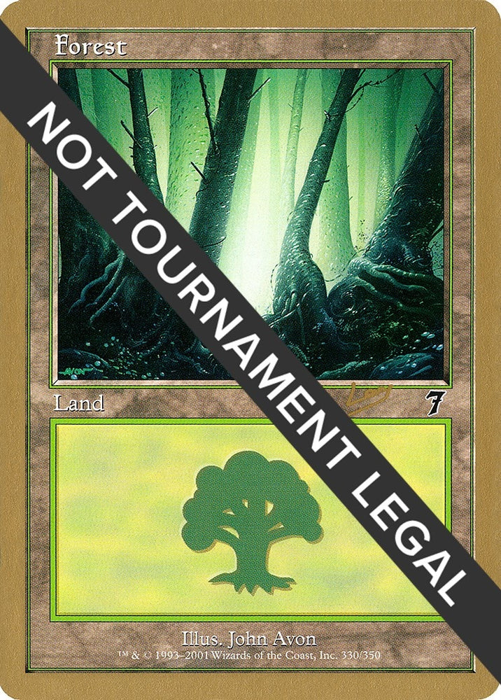 Image for Forest (330) - 2002 Raphael Levy (7ED) [World Championship Decks]