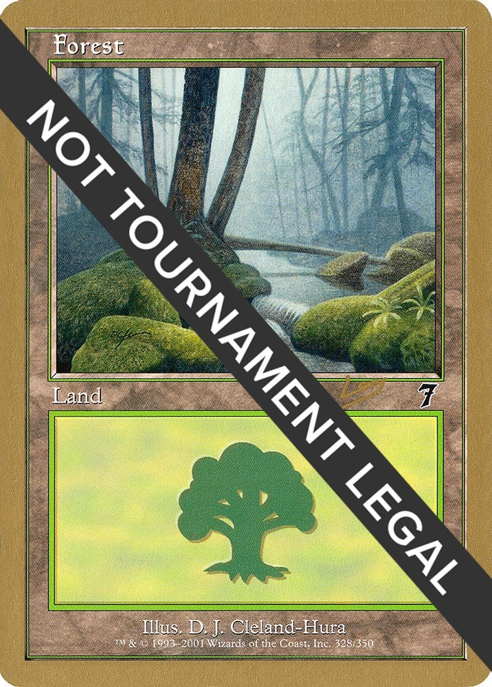 Image for Forest (328) - 2002 Raphael Levy (7ED) [World Championship Decks]