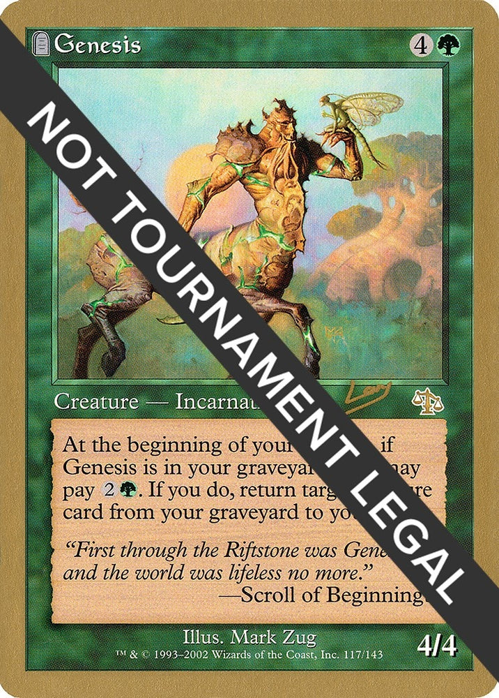 Image for Genesis - 2002 Raphael Levy (JUD) [World Championship Decks]