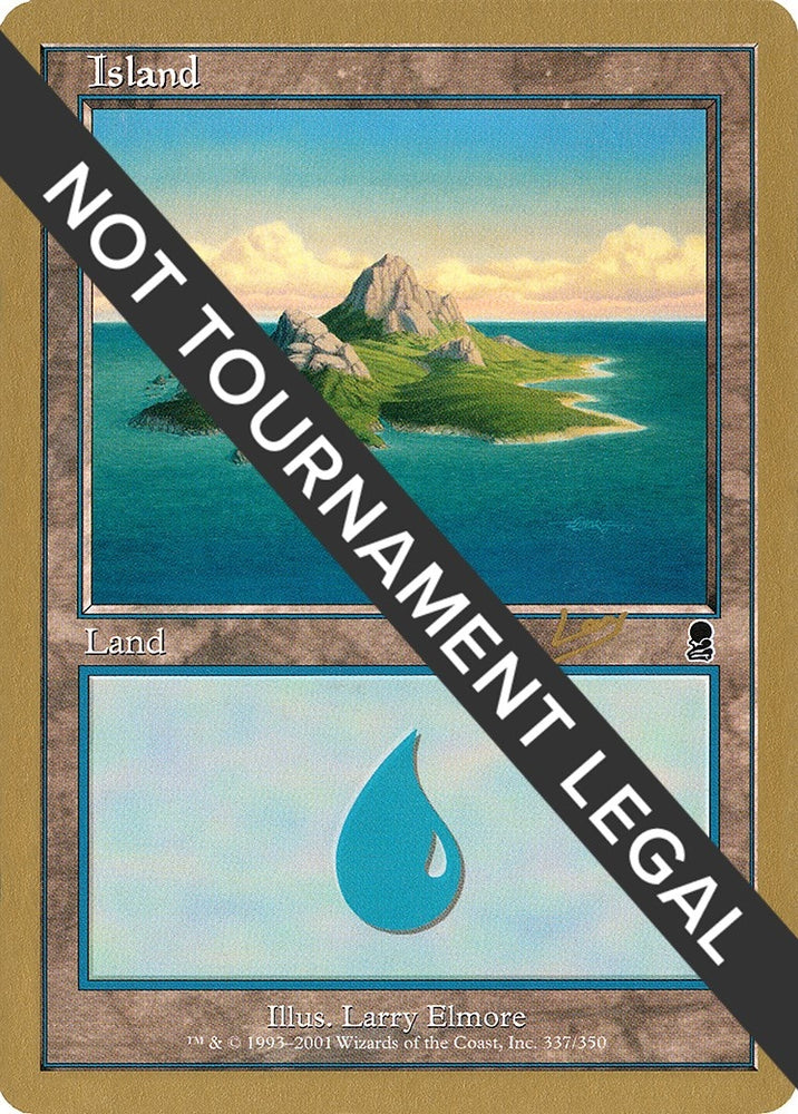 Image for Island (337) - 2002 Raphael Levy (ODY) [World Championship Decks]