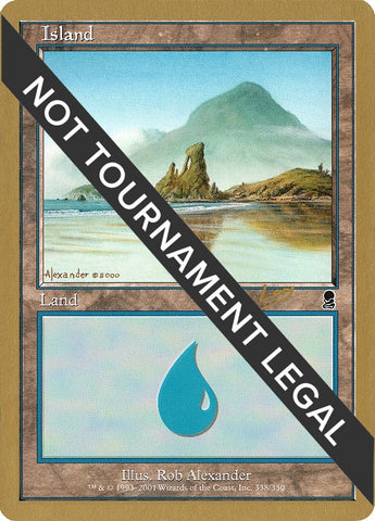 Image for Island (338) - 2002 Raphael Levy (ODY) [World Championship Decks]