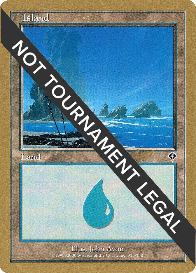 Image for Island (336) - 2002 Raphael Levy (INV) [World Championship Decks]