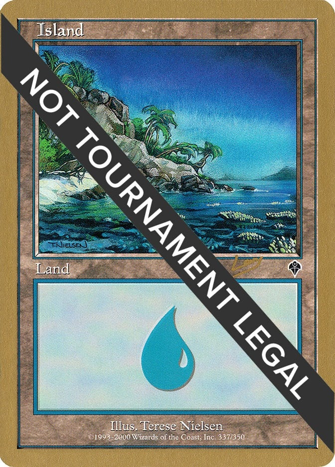 Image for Island (337) - 2002 Raphael Levy (INV) [World Championship Decks]