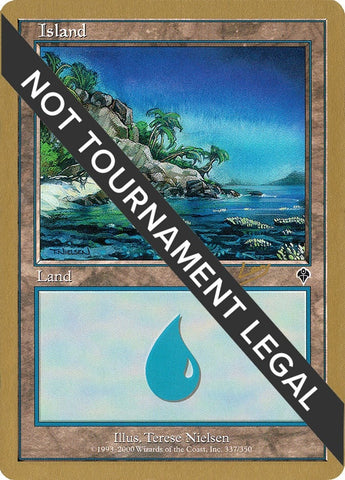 Image for Island (337) - 2002 Raphael Levy (INV) [World Championship Decks]