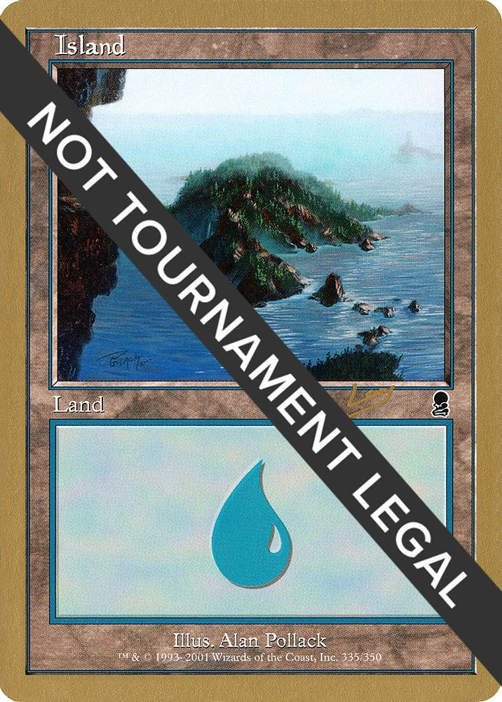 Image for Island (335) - 2002 Raphael Levy (ODY) [World Championship Decks]