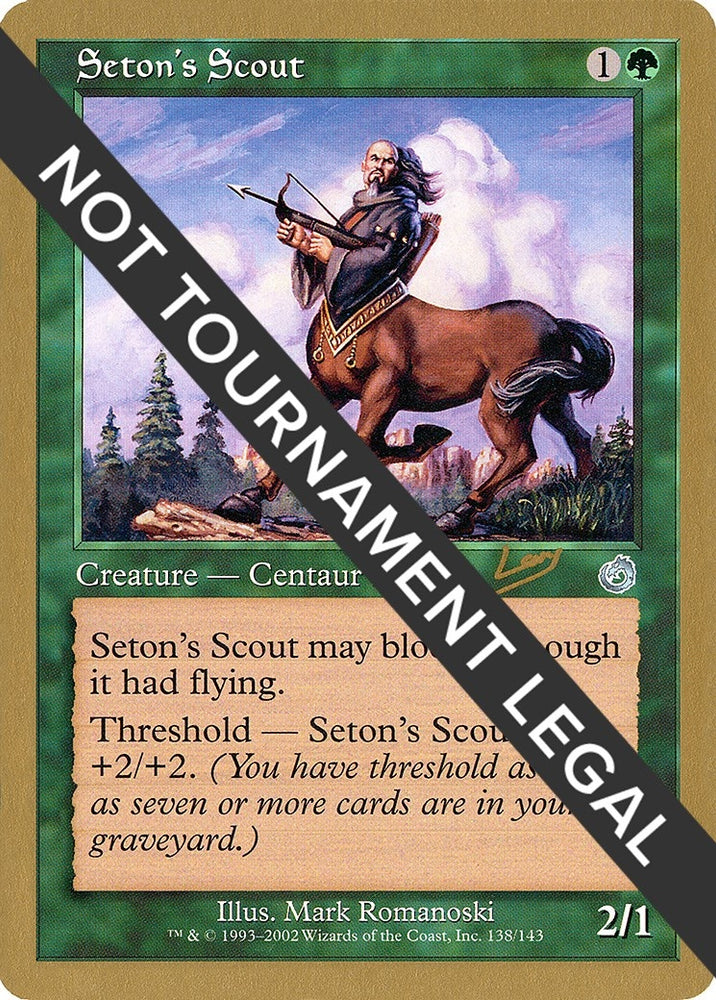 Image for Seton's Scout - 2002 Raphael Levy (TOR) [World Championship Decks]
