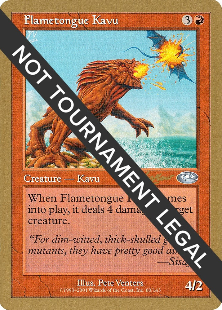 Image for Flametongue Kavu - 2002 Sim Han How (PLS) [World Championship Decks]