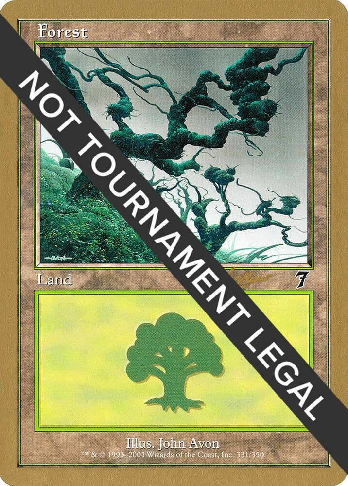 Image for Forest (331) - 2002 Sim Han How (7ED) [World Championship Decks]