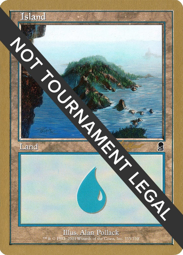 Image for Island (335) - 2002 Sim Han How (ODY) [World Championship Decks]