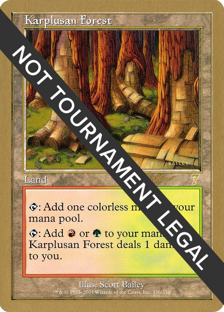 Image for Karplusan Forest - 2002 Sim Han How (7ED) [World Championship Decks]