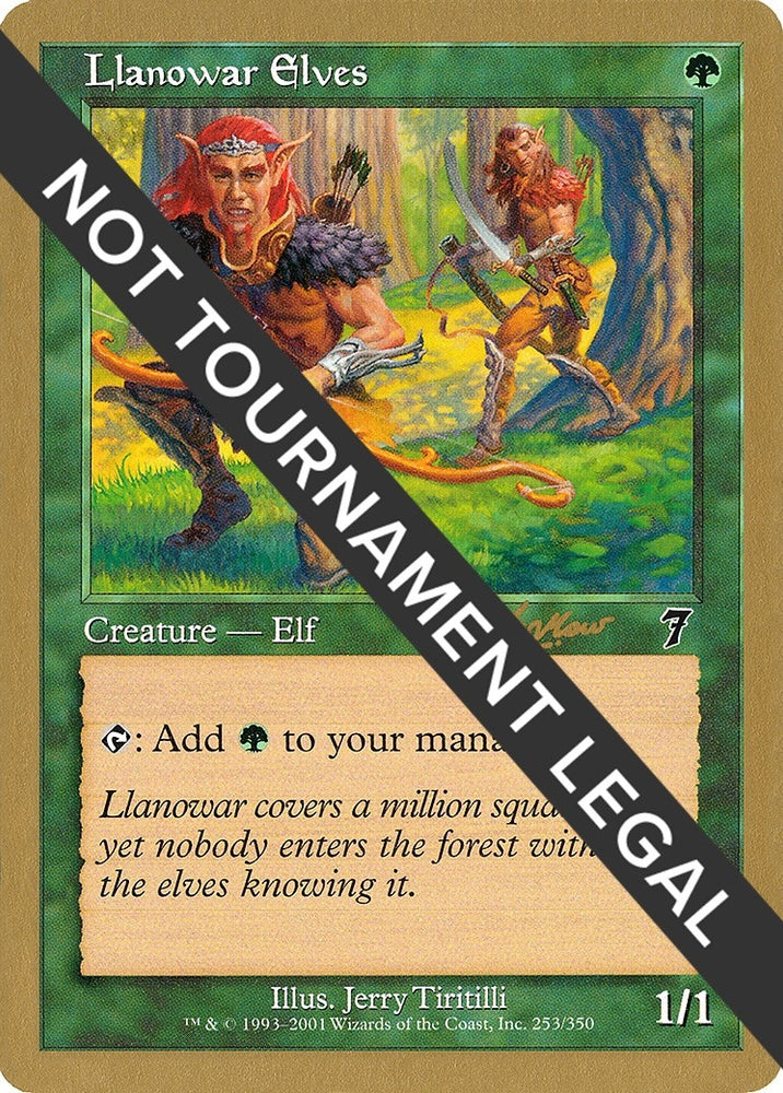 Image for Llanowar Elves - 2002 Sim Han How (7ED) [World Championship Decks]