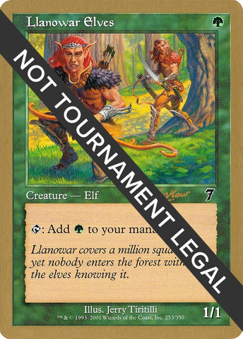Image for Llanowar Elves - 2002 Sim Han How (7ED) [World Championship Decks]