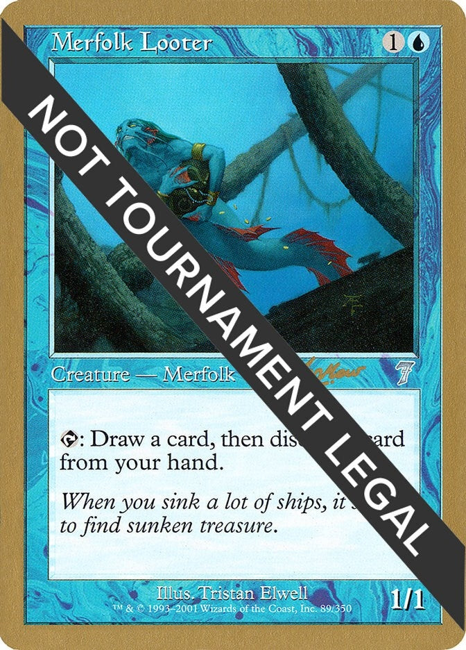 Image for Merfolk Looter - 2002 Sim Han How (7ED) [World Championship Decks]