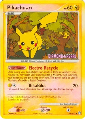 Image for Pikachu (094/123) [Burger King Promos]