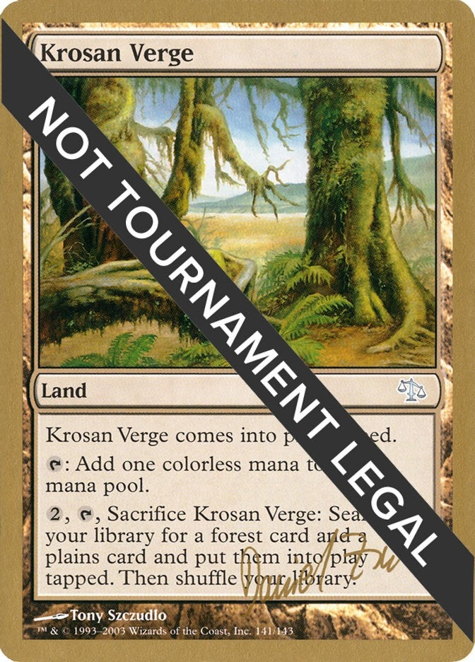 Image for Krosan Verge - 2003 Daniel Zink (JUD) [World Championship Decks]