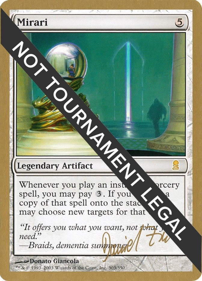 Image for Mirari - 2003 Daniel Zink (ODY) [World Championship Decks]