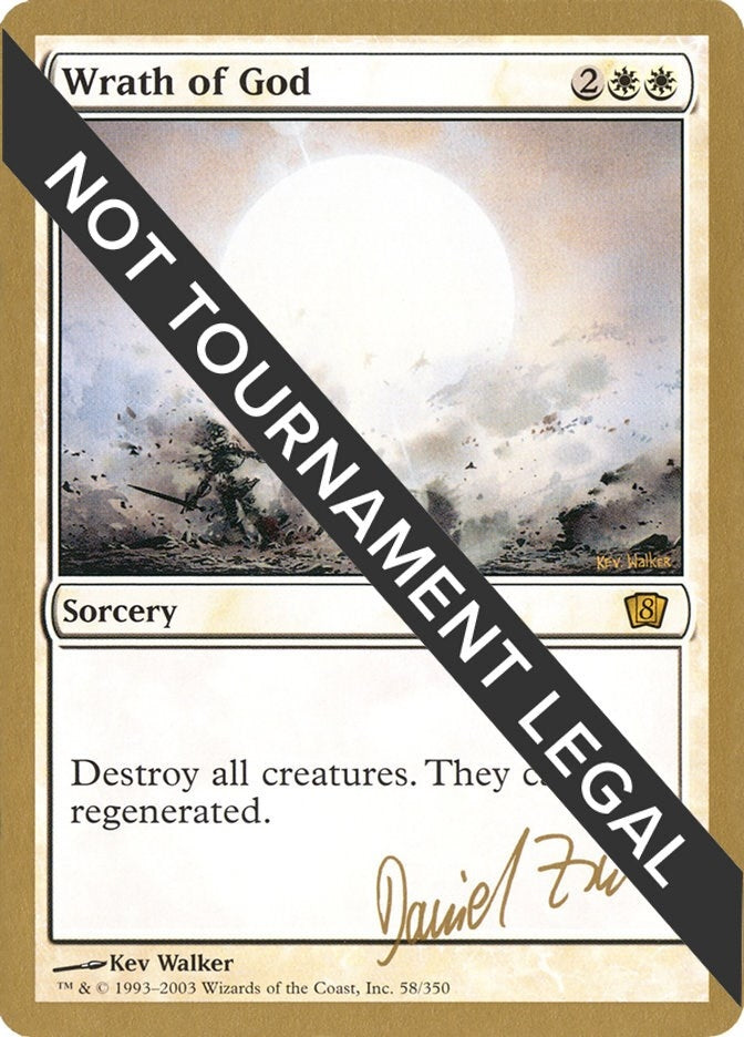 Image for Wrath of God - 2003 Daniel Zink (8ED) [World Championship Decks]