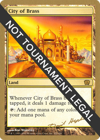Image for City of Brass - 2003 Dave Humpherys (8ED) [World Championship Decks]