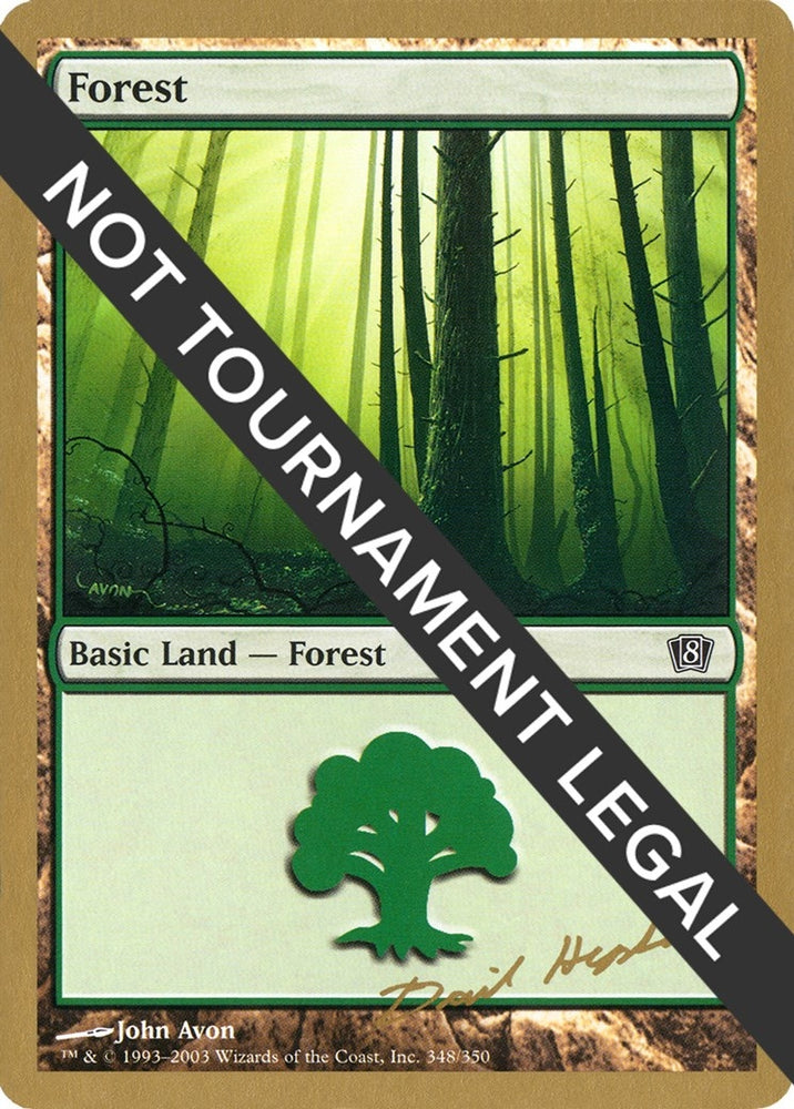 Image for Forest (348) - 2003 Dave Humpherys (8ED) [World Championship Decks]