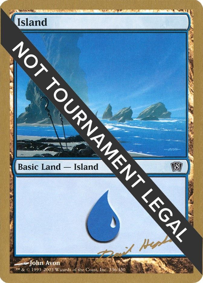 Image for Island (336) - 2003 Dave Humpherys (8ED) [World Championship Decks]