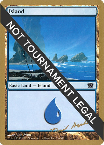Image for Island (336) - 2003 Dave Humpherys (8ED) [World Championship Decks]