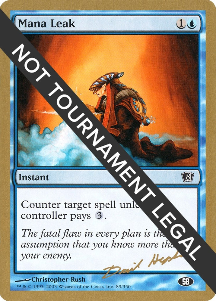 Image for Mana Leak - 2003 Dave Humpherys (8ED) (SB) [World Championship Decks]