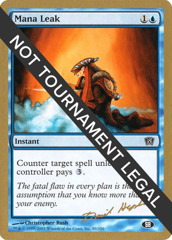 Image for Mana Leak - 2003 Dave Humpherys (8ED) (SB) [World Championship Decks]