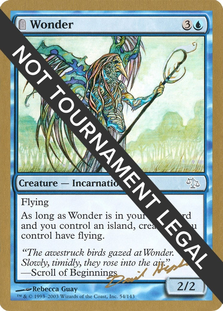 Image for Wonder - 2003 Dave Humpherys (JUD) [World Championship Decks]
