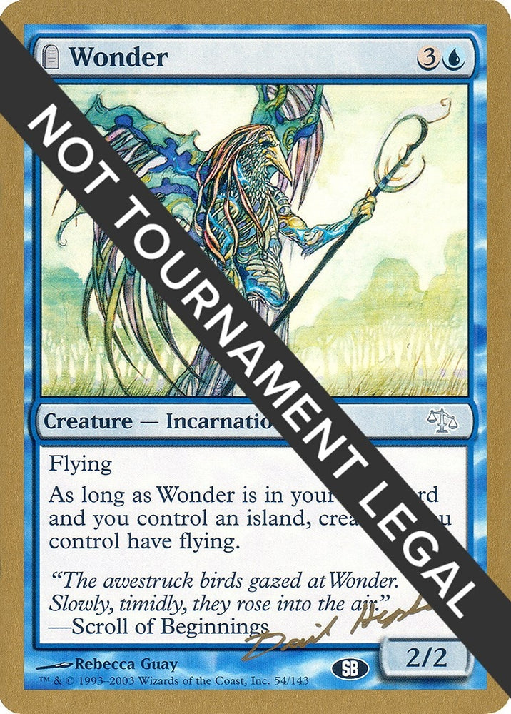 Image for Wonder - 2003 Dave Humpherys (JUD) (SB) - Magic: The Gathering