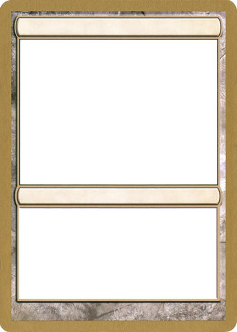 Image for 2003 World Championship Blank Card [World Championship Decks]