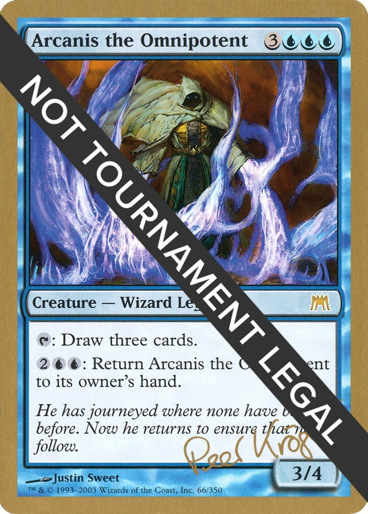Image for Arcanis the Omnipotent - 2003 Peer Kroger (ONS) [World Championship Decks]
