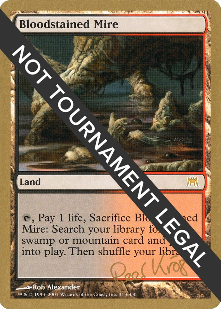 Image for Bloodstained Mire - 2003 Peer Kroger (ONS) [World Championship Decks]
