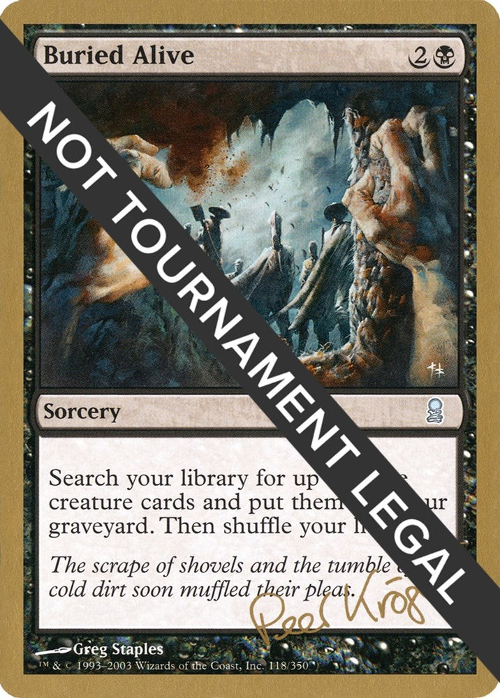 Image for Buried Alive - 2003 Peer Kroger (ODY) [World Championship Decks]