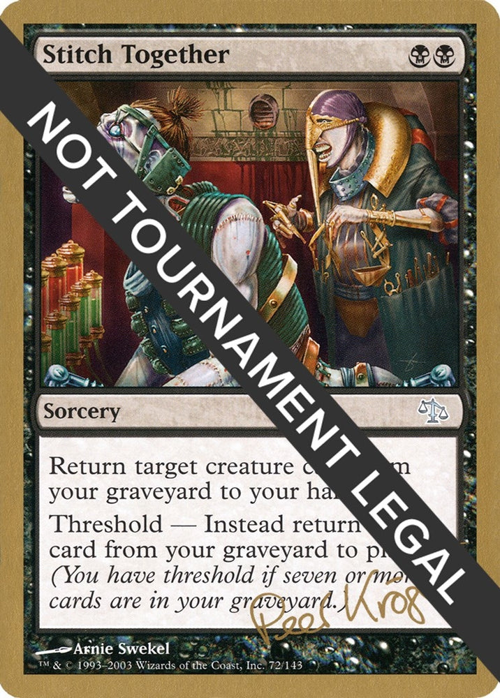 Image for Stitch Together - 2003 Peer Kroger (JUD) - Magic: The Gathering