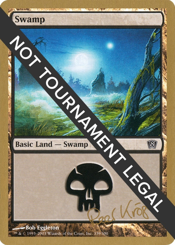 Image for Swamp (339) - 2003 Peer Kroger (8ED) [World Championship Decks]