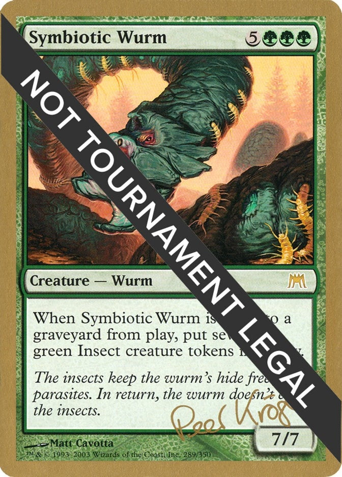 Image for Symbiotic Wurm - 2003 Peer Kroger (ONS) - Magic: The Gathering