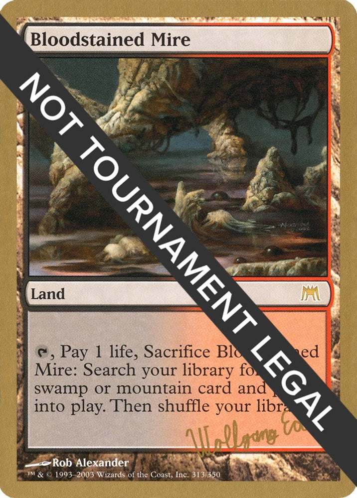 Image for Bloodstained Mire - 2003 Wolfgang Eder (ONS) [World Championship Decks]