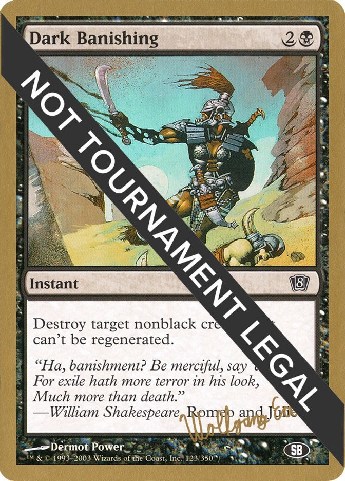 Image for Dark Banishing - 2003 Wolfgang Eder (8ED) (SB) [World Championship Decks]