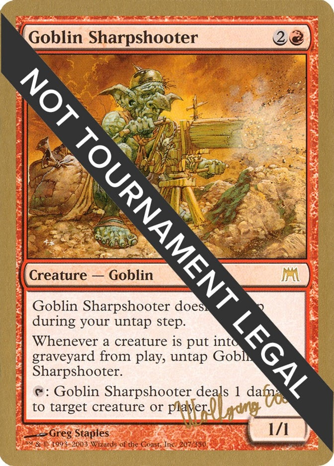 Image for Goblin Sharpshooter - 2003 Wolfgang Eder (ONS) [World Championship Decks]