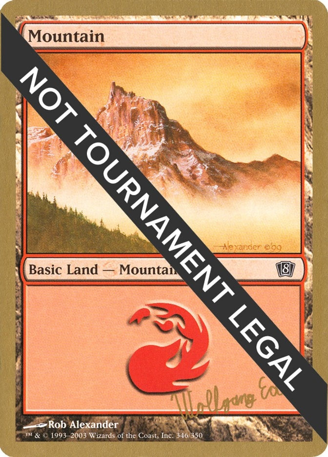 Image for Mountain (346) - 2003 Wolfgang Eder (8ED) [World Championship Decks]