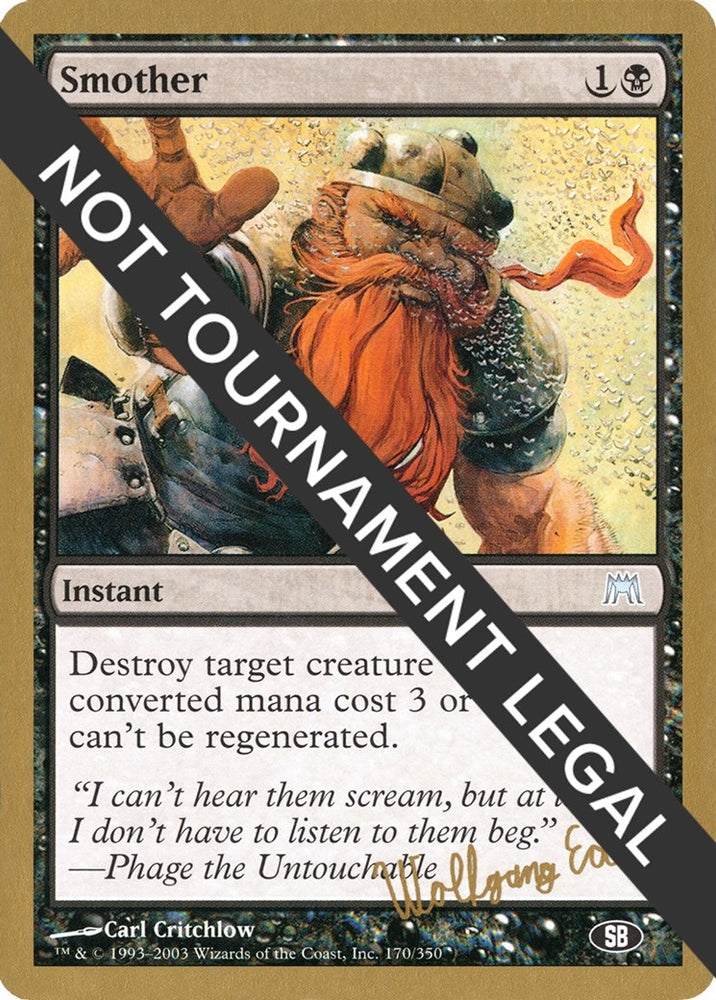 Image for Smother - 2003 Wolfgang Eder (ONS) (SB) - Magic: The Gathering