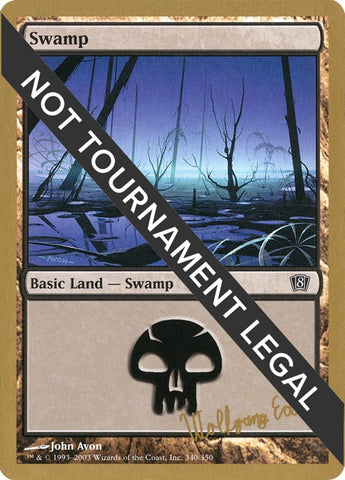 Image for Swamp (340) - 2003 Wolfgang Eder (8ED) [World Championship Decks]