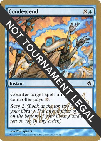 Image for Condescend - 2004 Gabriel Nassif (5DN) [World Championship Decks]