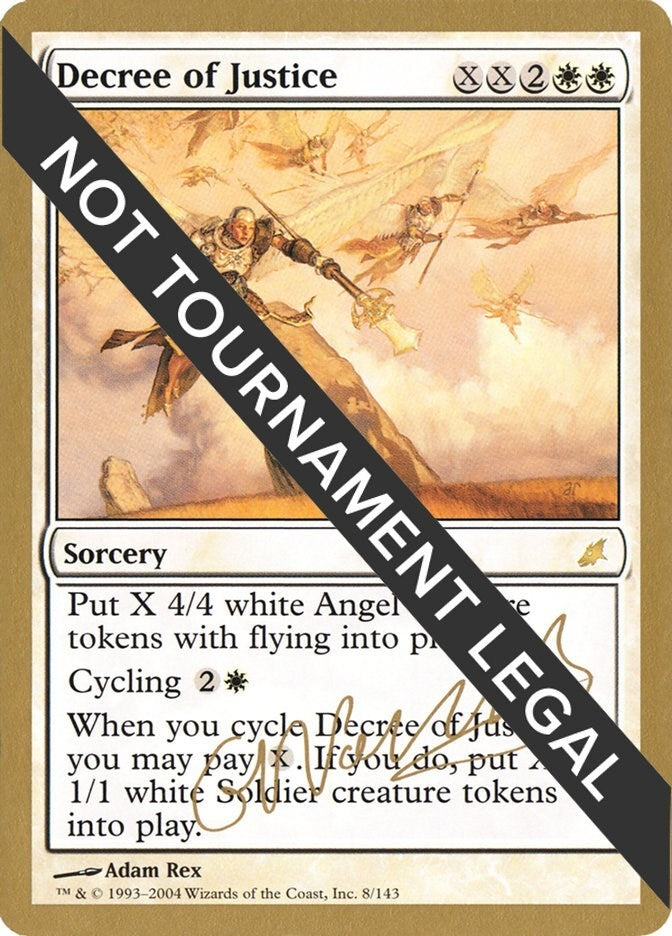 Image for Decree of Justice - 2004 Gabriel Nassif (SCG) [World Championship Decks]