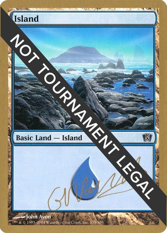 Image for Island (335) - 2004 Gabriel Nassif (8ED) [World Championship Decks]