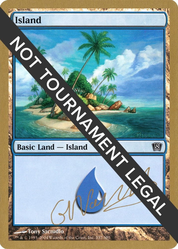 Image for Island (337) - 2004 Gabriel Nassif (8ED) [World Championship Decks]