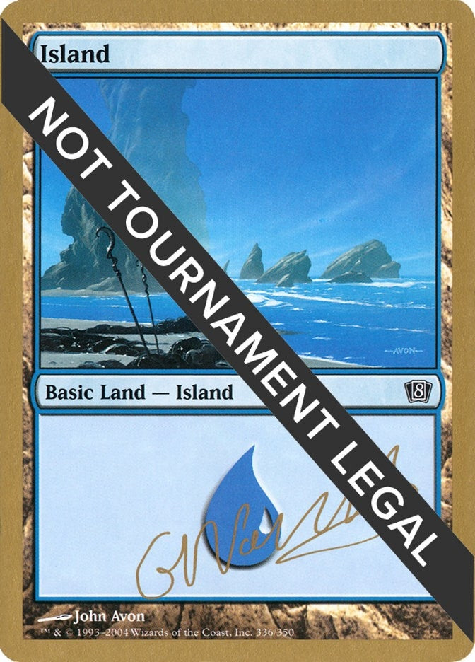 Image for Island (336) - 2004 Gabriel Nassif (8ED) [World Championship Decks]