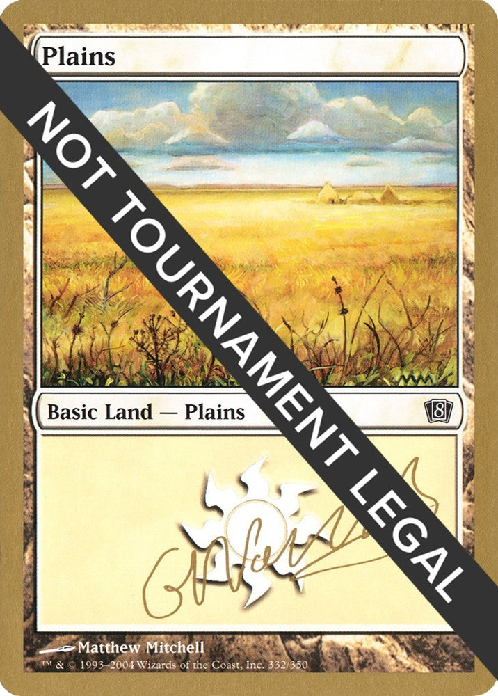 Image for Plains (332) - 2004 Gabriel Nassif (8ED) [World Championship Decks]
